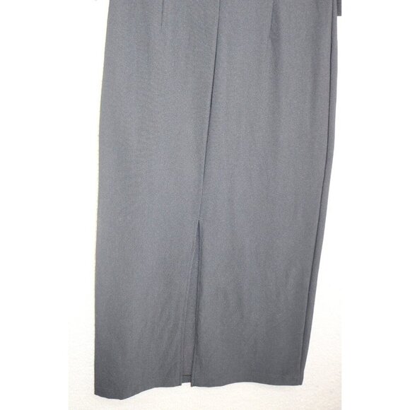 Boston Proper VTG. 3/4 Sleeve Maxi Dress-Medium-Quiet Luxury-Back Slit - Picture 8 of 11